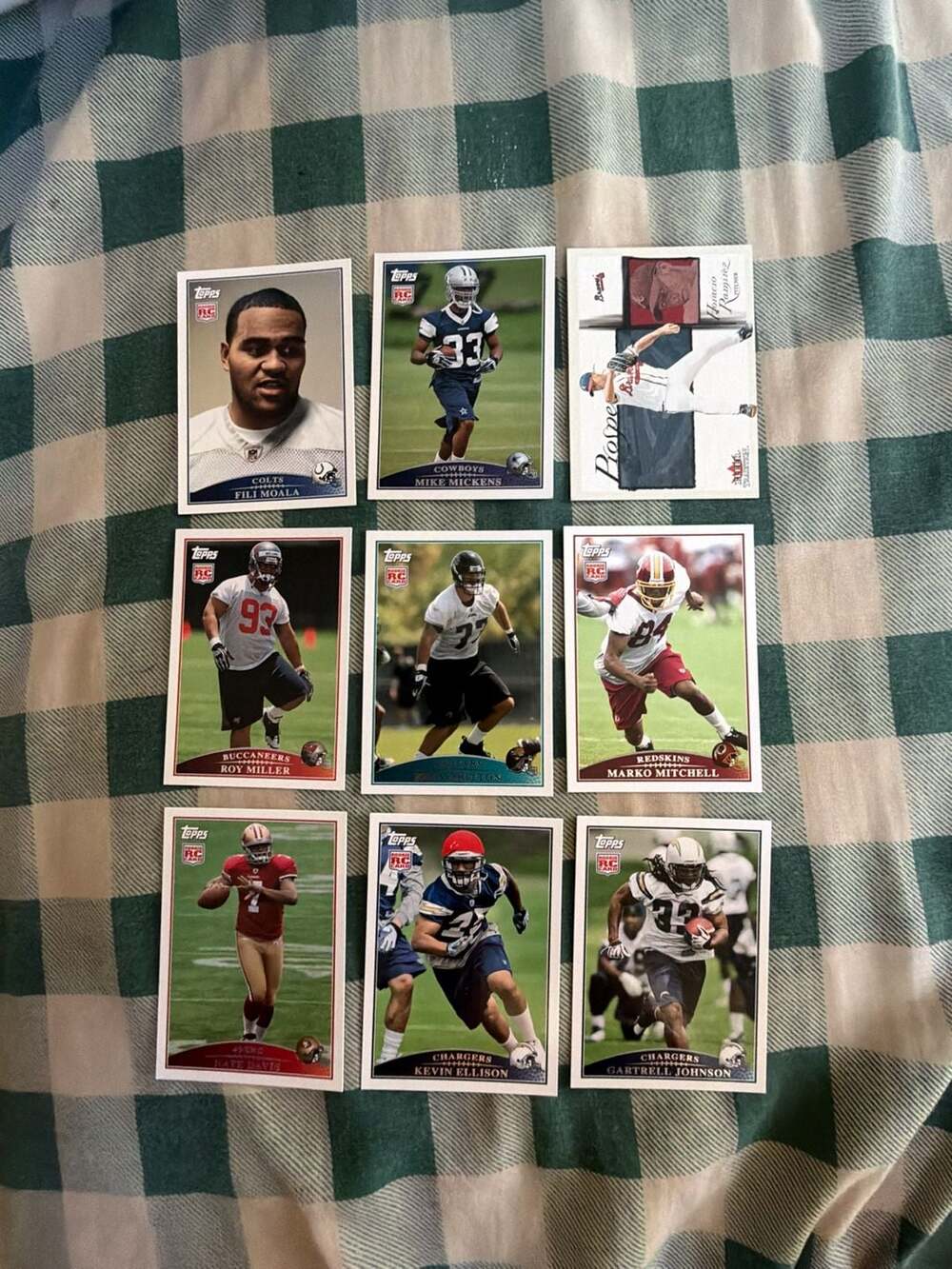 2009 Topps NFL Football Rookie Card Lot of 9 Cards